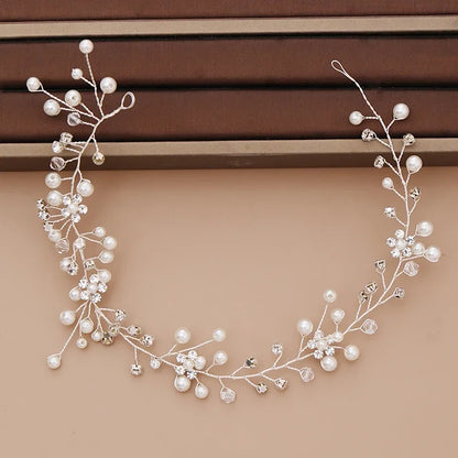 Strass-Tiara-Stirnband für die Braut