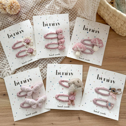 Hasen-Haarspangen für Kinder, 2er-Set