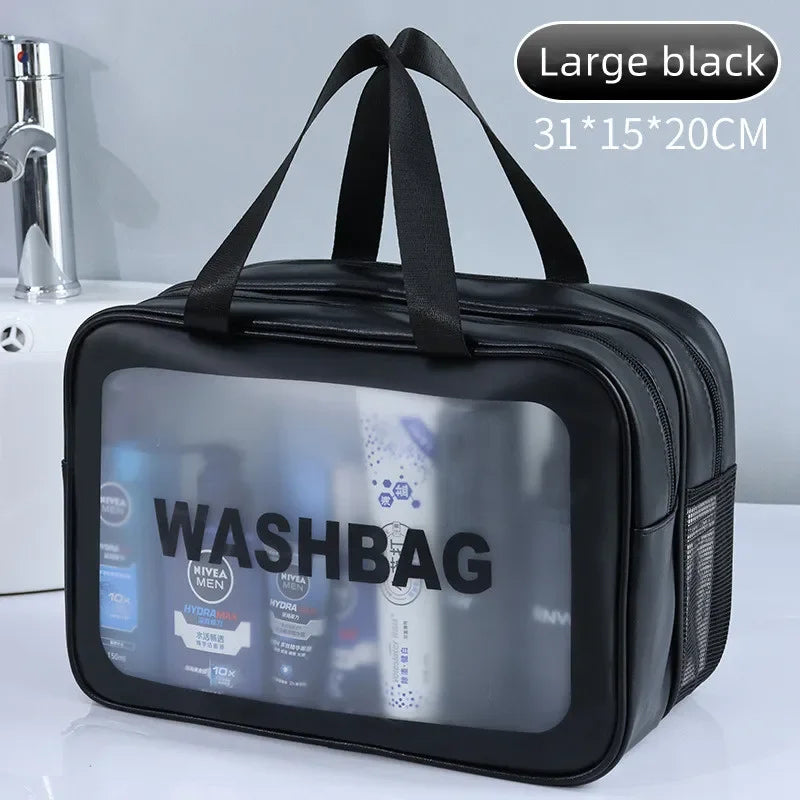 Trocken-Nass-Trenn-Tasche, transparent