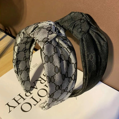 Retro-Print Stirnband für Frauen