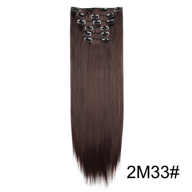 Clip-Extensions 6-teilig, lang & glatt, ultra-unsichtbar