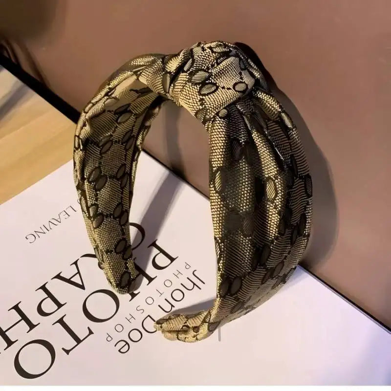 Retro-Print Stirnband für Frauen