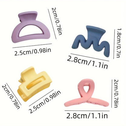 Matte Hohlkern-Haarklaue, Candy-Farben (20er)