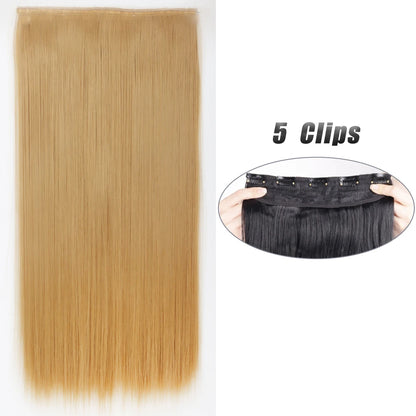 Clip-Extensions 5-teilig, lang & glatt, 80cm