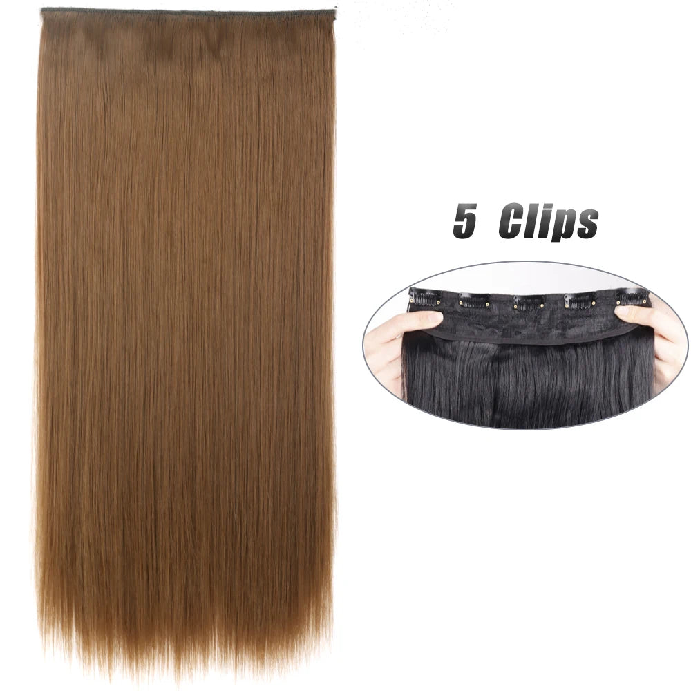 Clip-Extensions 5-teilig, lang & glatt, 80cm