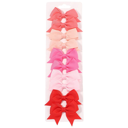 Schleifen-Haarklammern für Mädchen, 10er-Set