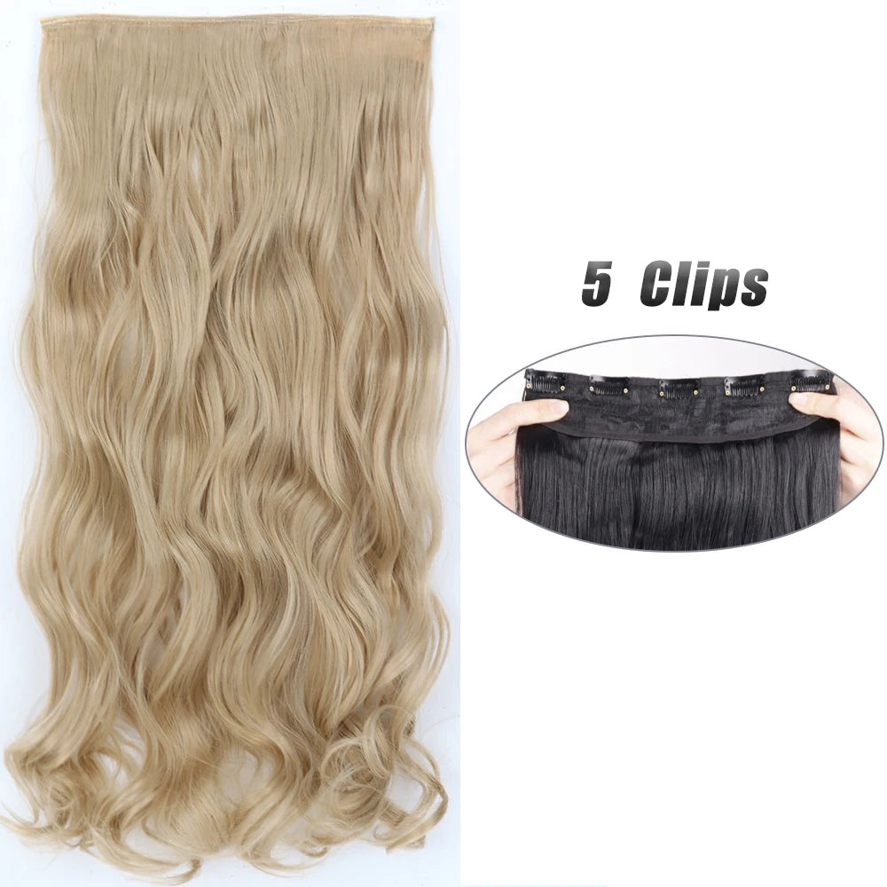 Clip-Extensions 5-teilig, lang & glatt, 80cm