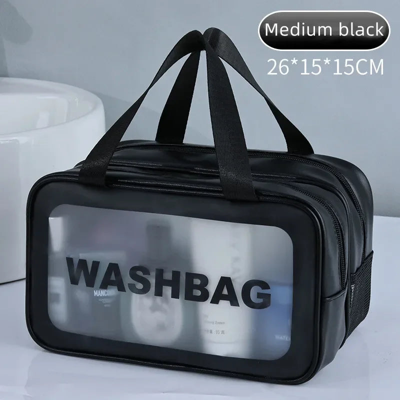 Trocken-Nass-Trenn-Tasche, transparent