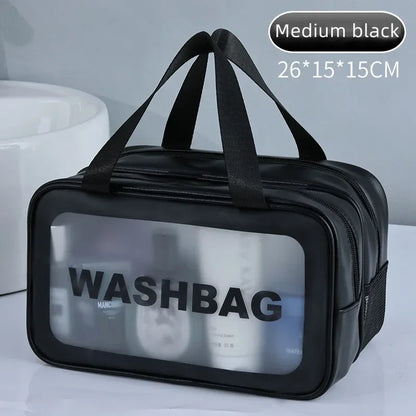 Trocken-Nass-Trenn-Tasche, transparent