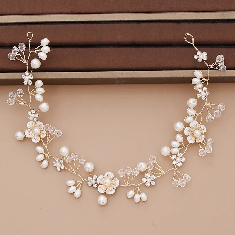 Strass-Tiara-Stirnband für die Braut
