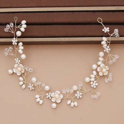 Strass-Tiara-Stirnband für die Braut