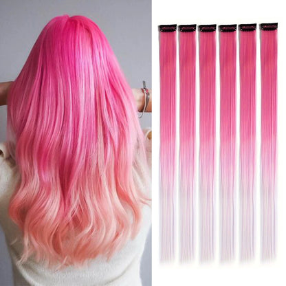 Clip-Extensions, bunte Party-Highlights, 22 Zoll