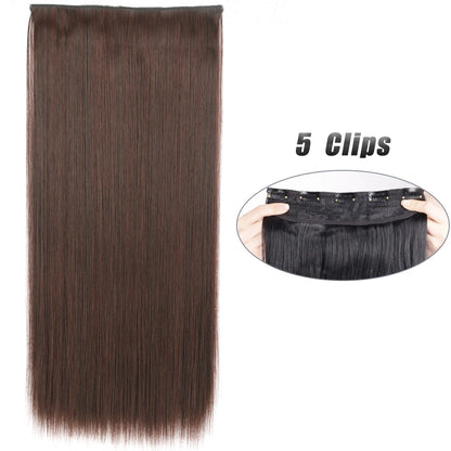 Clip-Extensions 5-teilig, lang & glatt, 80cm