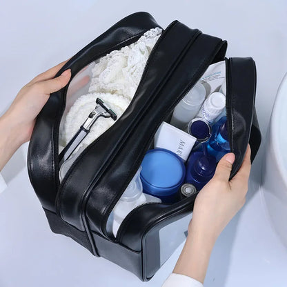 Trocken-Nass-Trenn-Tasche, transparent