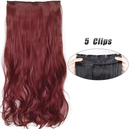Clip-Extensions 5-teilig, lang & glatt, 80cm