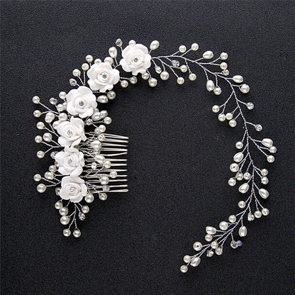 Eleganter Perlen-Haarkamm für Hochzeiten