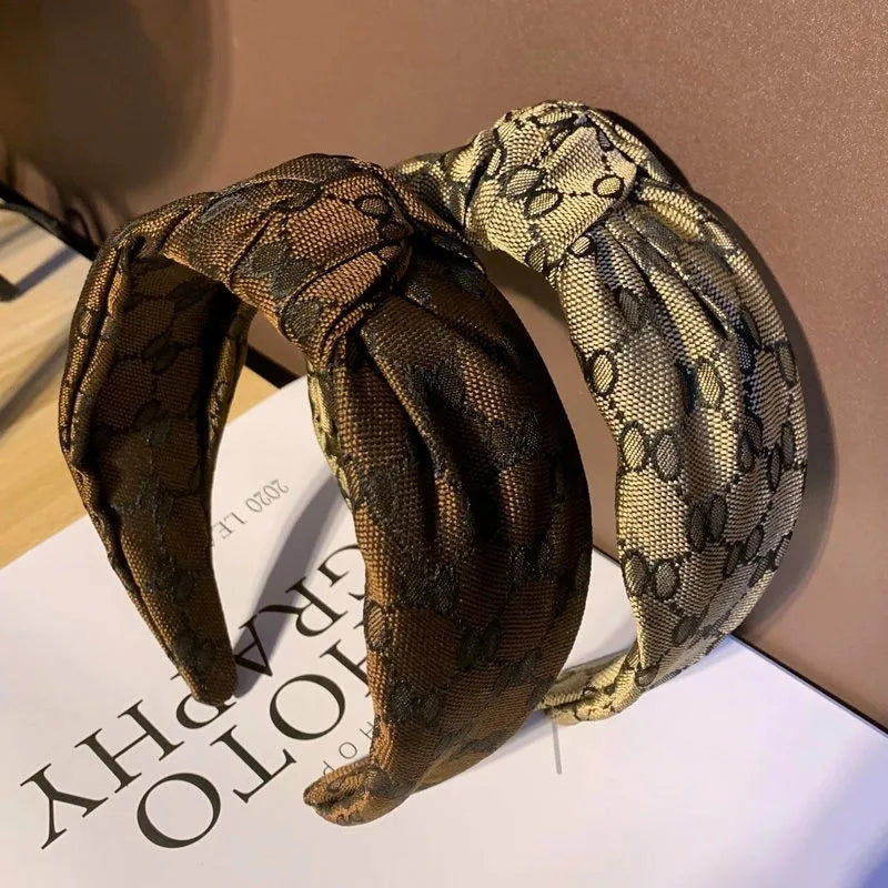 Retro-Print Stirnband für Frauen