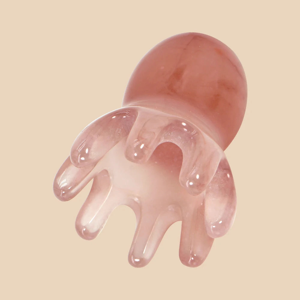 Oktopus-Kopfhautmassage-Kamm (Harz)