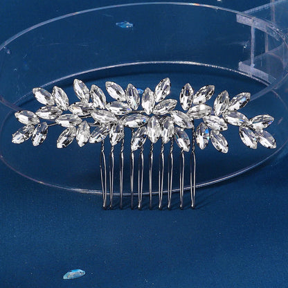 Einfacher Haarkamm mit Strass
