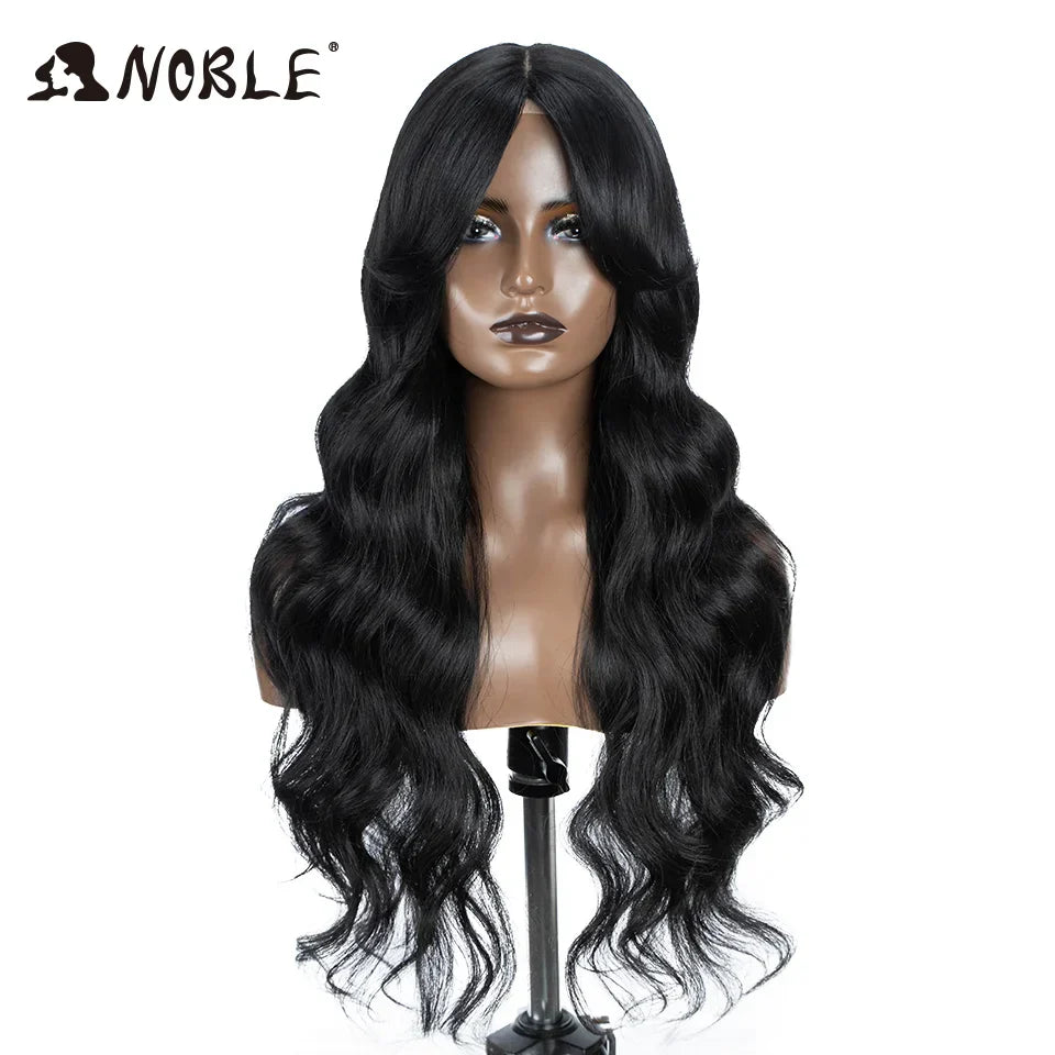 Braune Lace-Front-Perücke, Water Wave, 28 Zoll – Produktfoto 11