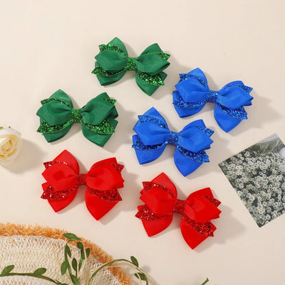 Schleifen-Haarklammern für Kinder, 2-4er-Set