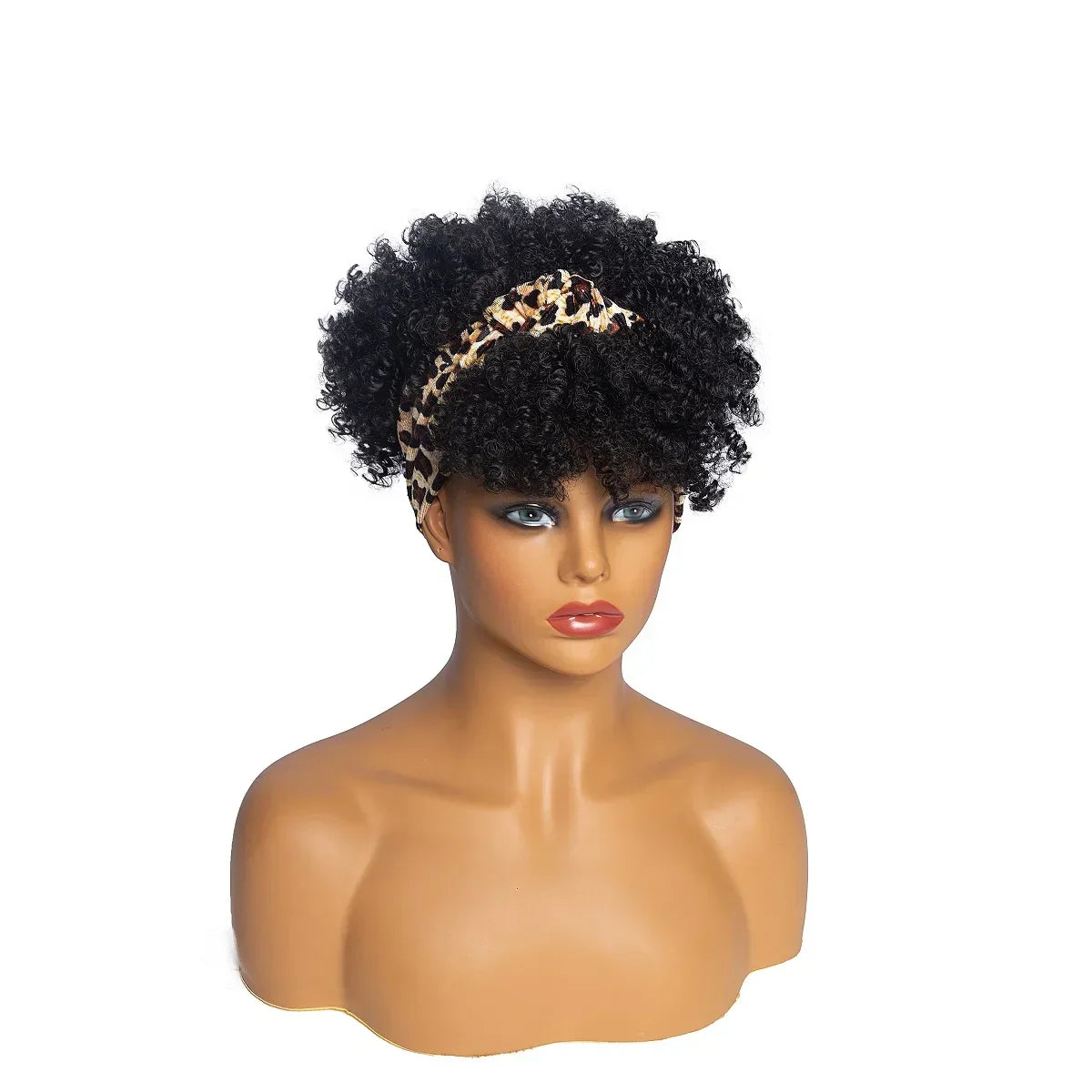 Curly Headband-Perücke, kurz & lockig