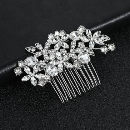 Einfacher Haarkamm mit Strass