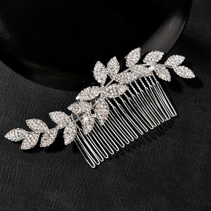Einfacher Haarkamm mit Strass