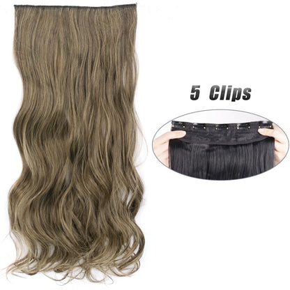 Clip-Extensions 5-teilig, lang & glatt, 80cm