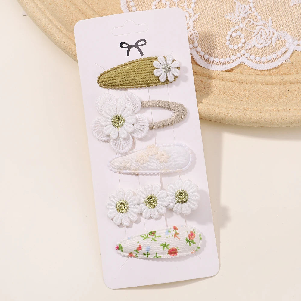 Mini-Baby-Haarclips, Blume & Hase, 5-teilig
