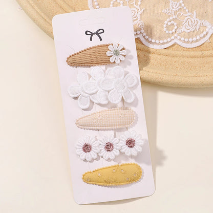 Mini-Baby-Haarclips, Blume & Hase, 5-teilig