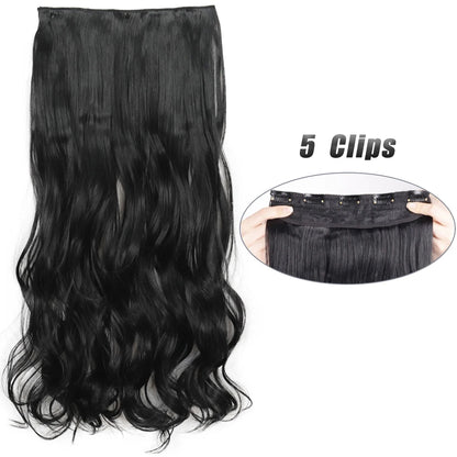 Clip-Extensions 5-teilig, lang & glatt, 80cm