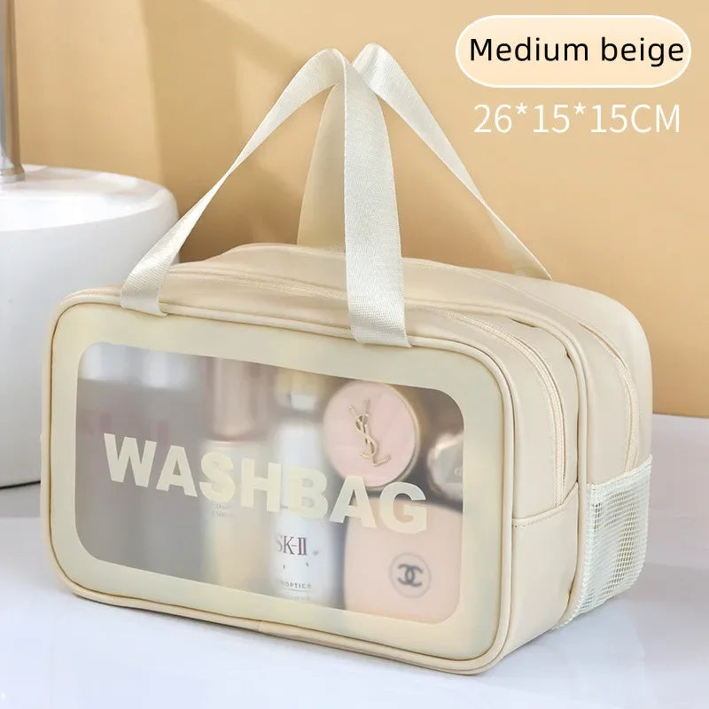 Trocken-Nass-Trenn-Tasche, transparent