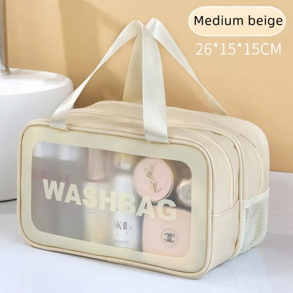 Trocken-Nass-Trenn-Tasche, transparent