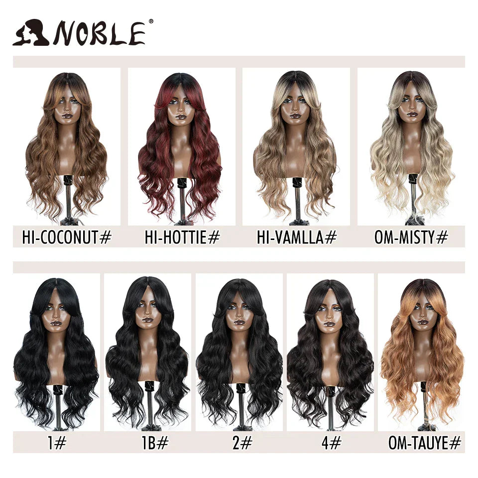 Braune Lace-Front-Perücke, Water Wave, 28 Zoll – Produktfoto 2
