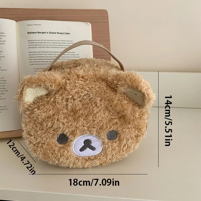 Plüsch-Kosmetiktasche Bär