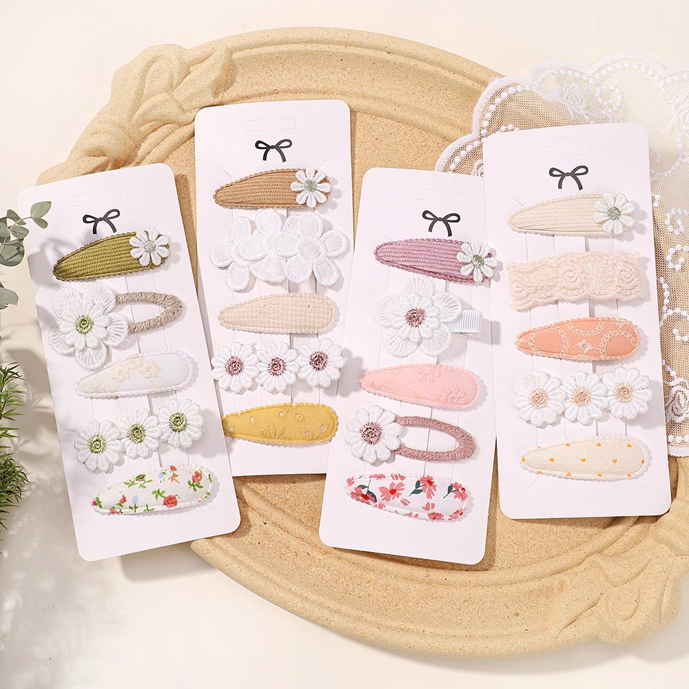 Mini-Baby-Haarclips, Blume & Hase, 5-teilig