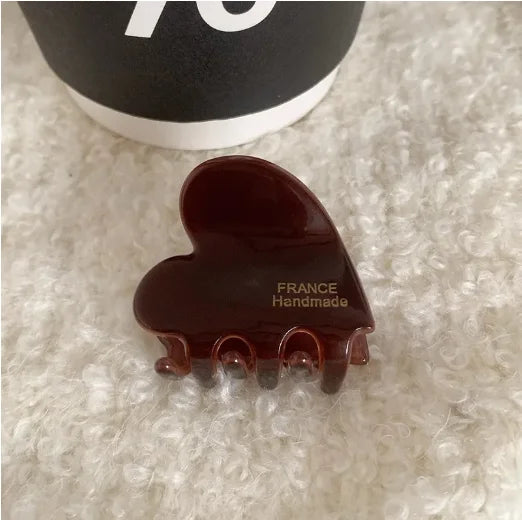 Herzförmige Mini-Acetatklammer