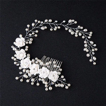 Eleganter Perlen-Haarkamm für Hochzeiten