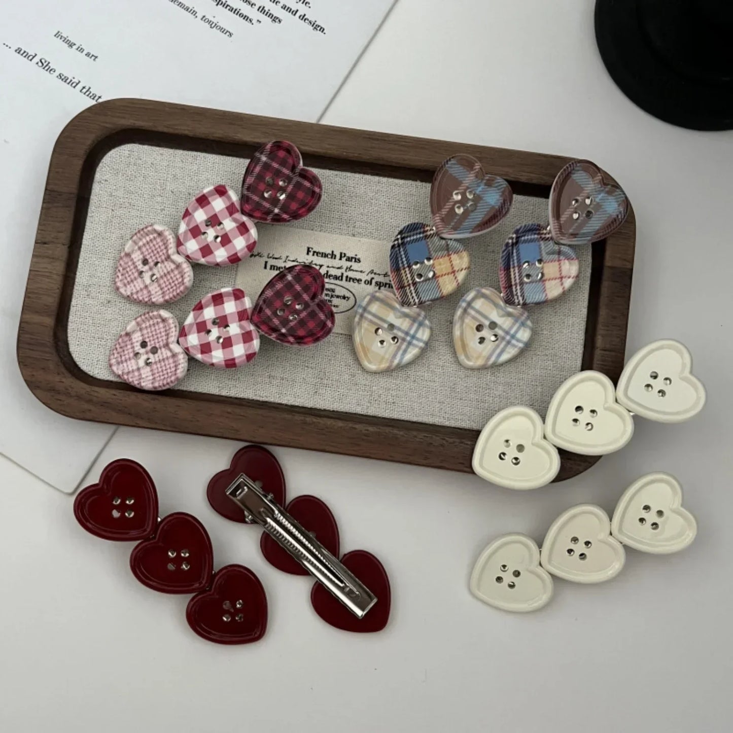 Süße Haarklammern für Damen, Set – Produktfoto 6