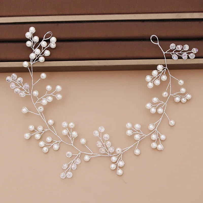 Strass-Tiara-Stirnband für die Braut