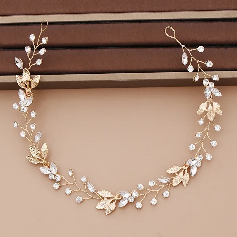 Strass-Tiara-Stirnband für die Braut