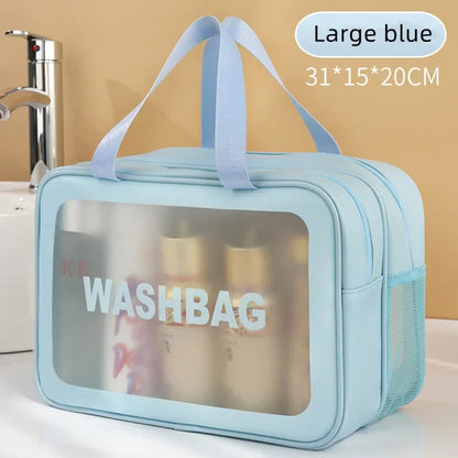 Trocken-Nass-Trenn-Tasche, transparent