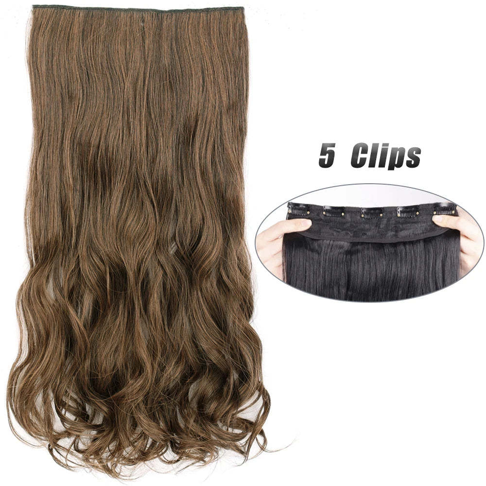 Clip-Extensions 5-teilig, lang & glatt, 80cm