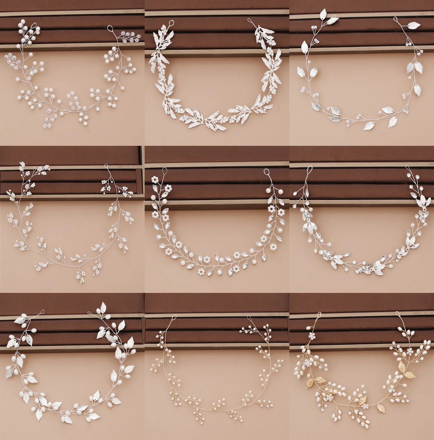 Strass-Tiara-Stirnband für die Braut