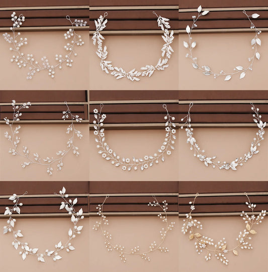 Strass-Tiara-Stirnband für die Braut