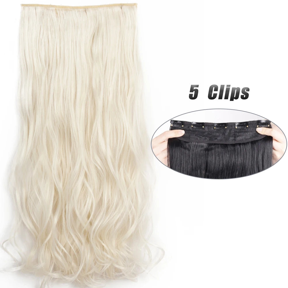 Clip-Extensions 5-teilig, lang & glatt, 80cm