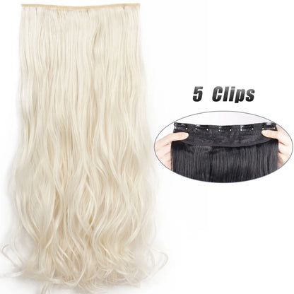 Clip-Extensions 5-teilig, lang & glatt, 80cm