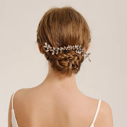 Einfacher Haarkamm mit Strass