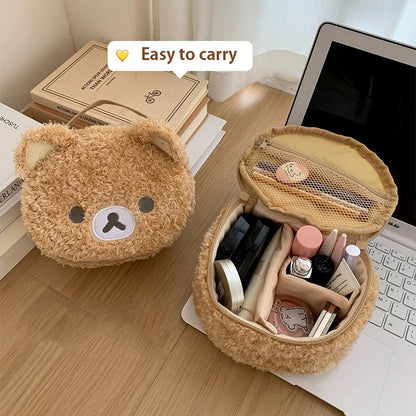 Plüsch-Kosmetiktasche Bär